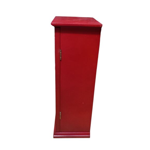 Vintage 13" Classic Table Clock Hinged Door Jewelry Drawers Tower (PARTS ONLY) - Picture 4 of 9